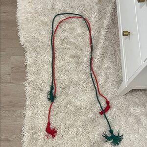 Red and Green Braided cords Graduation